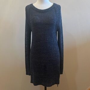 John + Jenn Dark Gray Crew Neck Sweater